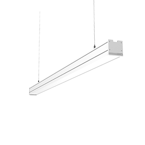 Светодиодный светильник VARTON Mercury Pro подвесной 97 Вт 4000 К IP54 RAL9003 белый муар с рассеивателем микропризма с декоративным проводом 2 м и комплектом подвесов 2 м DALI